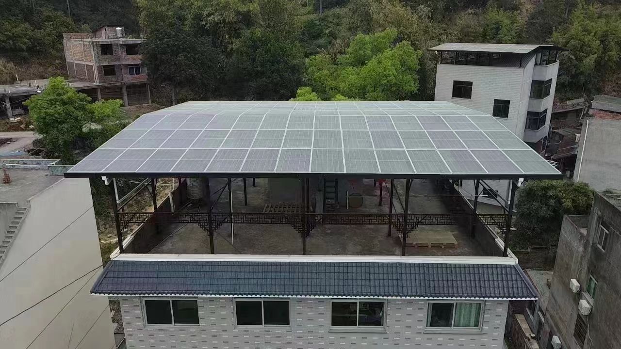 桦甸15kw+10kwh自建别墅家庭光伏储能系统